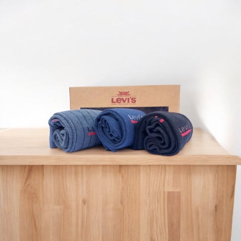 L V S Men's 3-Pack Crew Socks – Premium Comfort, Long-Lasting Durability