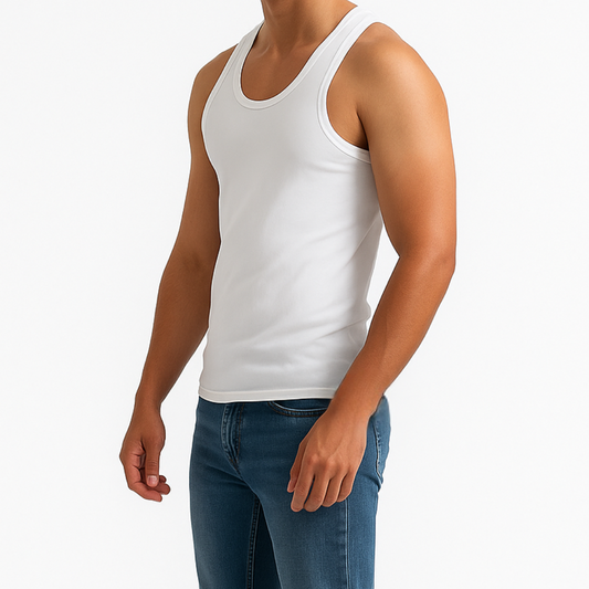 Men’s Sleeveless Cotton Vests (Pack of 3) | Breathable & Comfortable Undershirts"