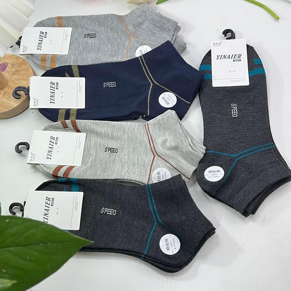Men's Ankle Socks pack off 5 pairs pure cotton Random Color and Designs Men's Ankle Socks pack off 5 pairs pure cotton Random Color and Designs