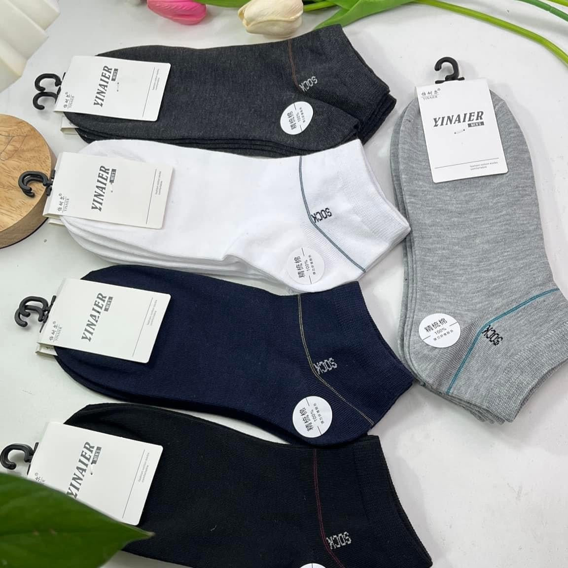 Men's Ankle Socks pack off 5 pairs pure cotton Random Color and Designs Men's Ankle Socks pack off 5 pairs pure cotton Random Color and Designs