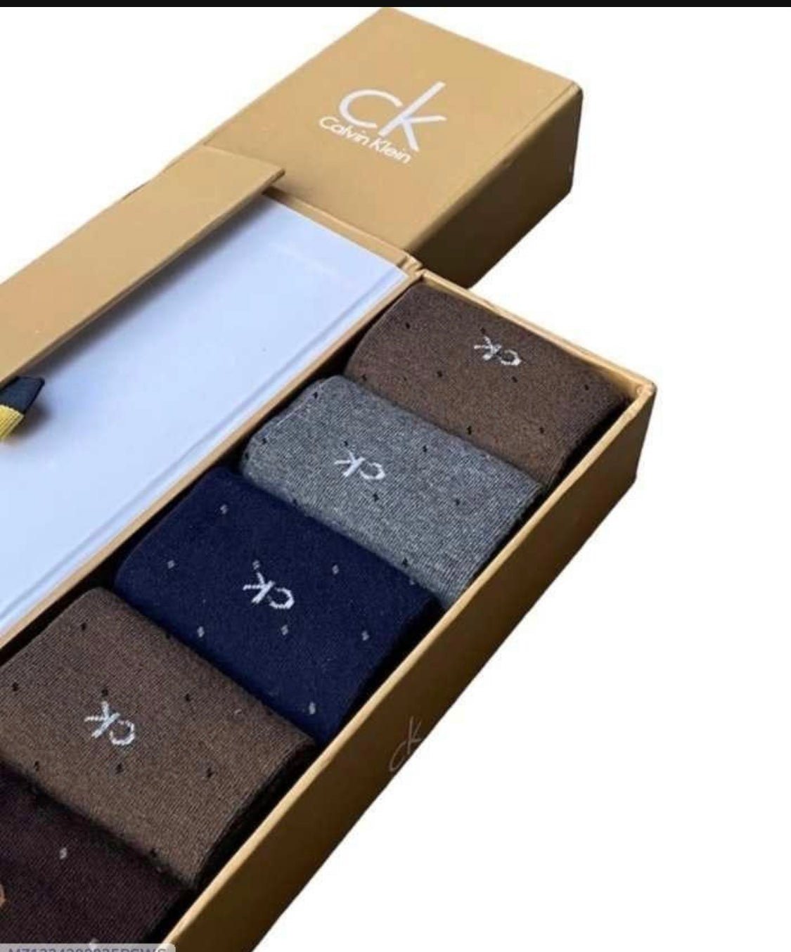 Men’s CK 5-Pack Crew Socks square design – Premium Comfort, Breathable, Long-Lasting Durability"