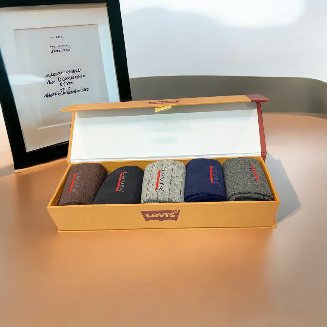 "Men’s 5-Pack Crew Socks L V S Premium Comfort, Breathable, Long-Lasting Durability "full socks  socks