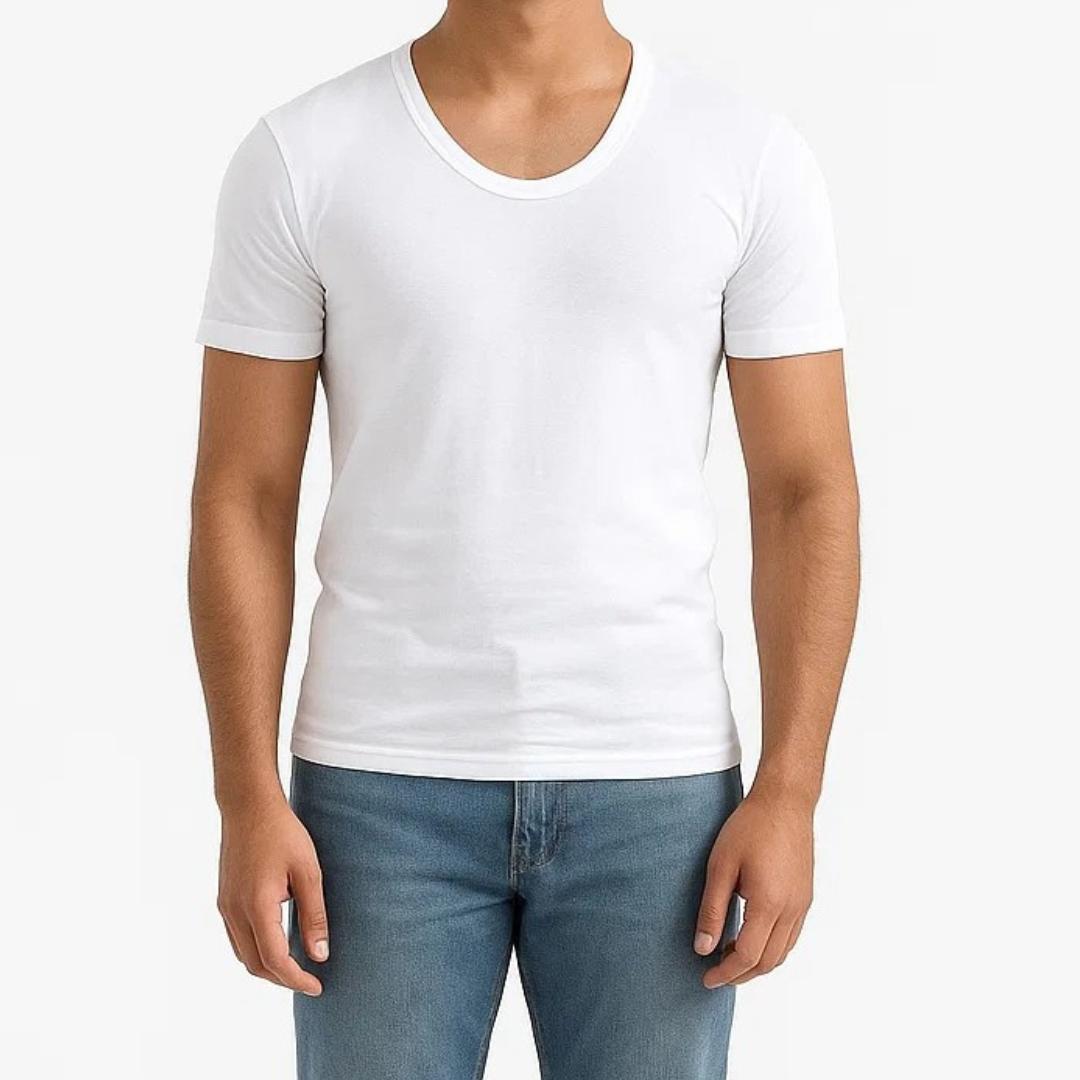 Men’s Half Sleeve Cotton Vests (Pack of 3) | Breathable & Comfortable Undershirts"