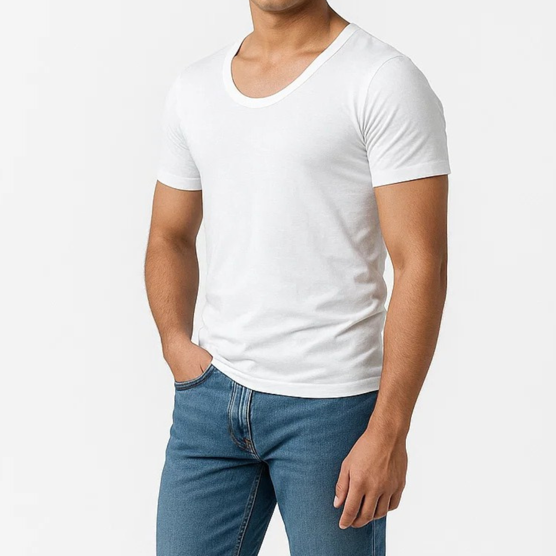 Men’s Half Sleeve Cotton Vests (Pack of 6) | Breathable & Comfortable Undershirts"