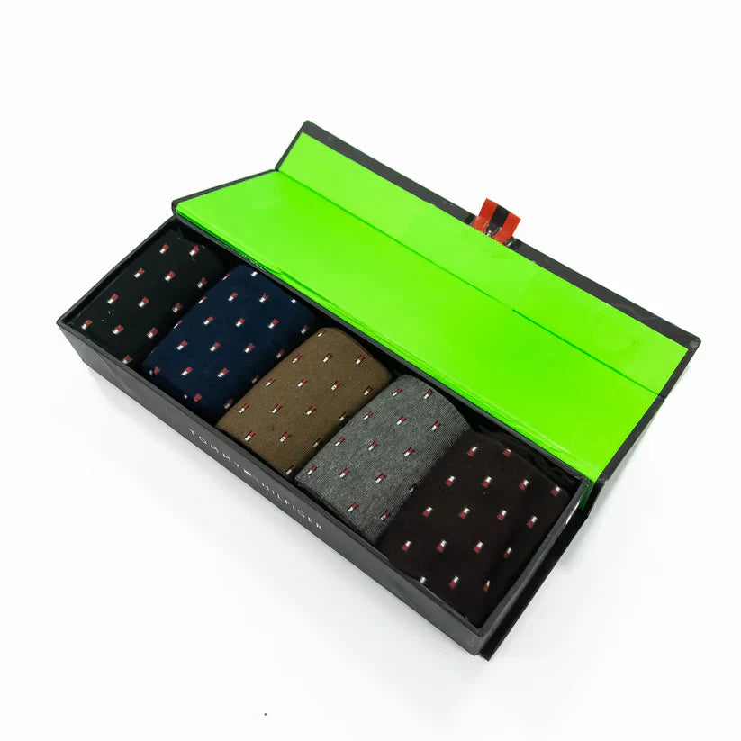 "Men’s 5-Pair T H  Crew Socks – Comfortable, Durable, and Stylish Essentials"