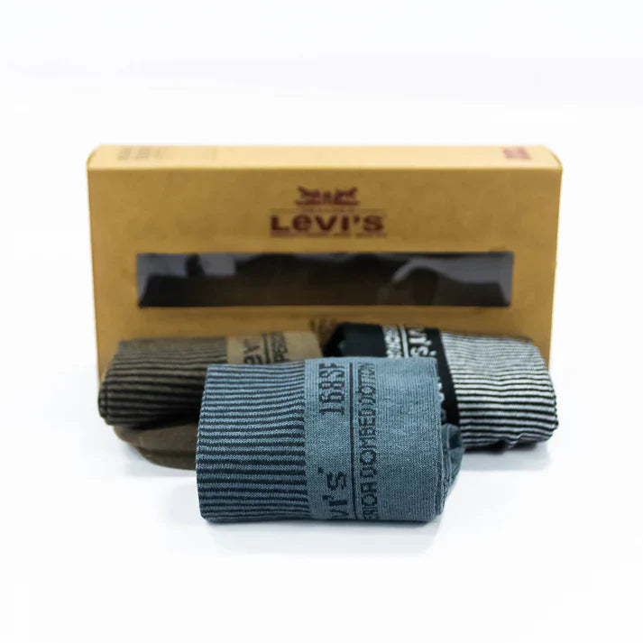 L V S Ankle Socks Pack of 3