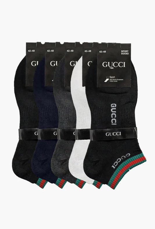 Brand Ankle Socks (Pack of 5)