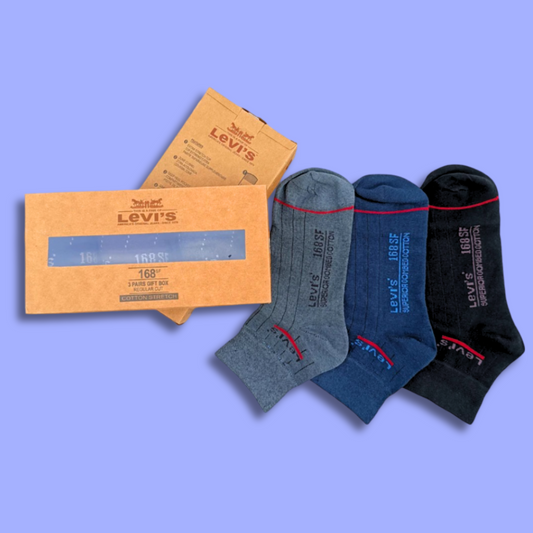 MEN'S (3-Pack) Ankle Socks | Comfortable Cotton for Men & Women – Athletic & Casual Wear"