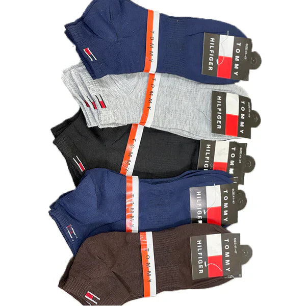 T-H Brand Ankle Socks (Pack of 5)