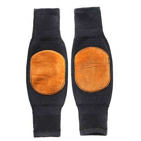 2 pc  Cashmere Leg Warmer, Wool Warm with knee pad Thickened And Fleece for Men's & Women