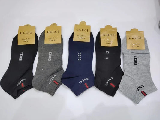 Brand Ankle Socks (Pack of 5)