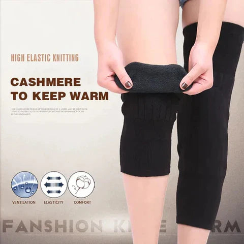 2 pc  Cashmere Leg Warmer inside full far , Wool Warm Thickened And Fleece for Men's & Women